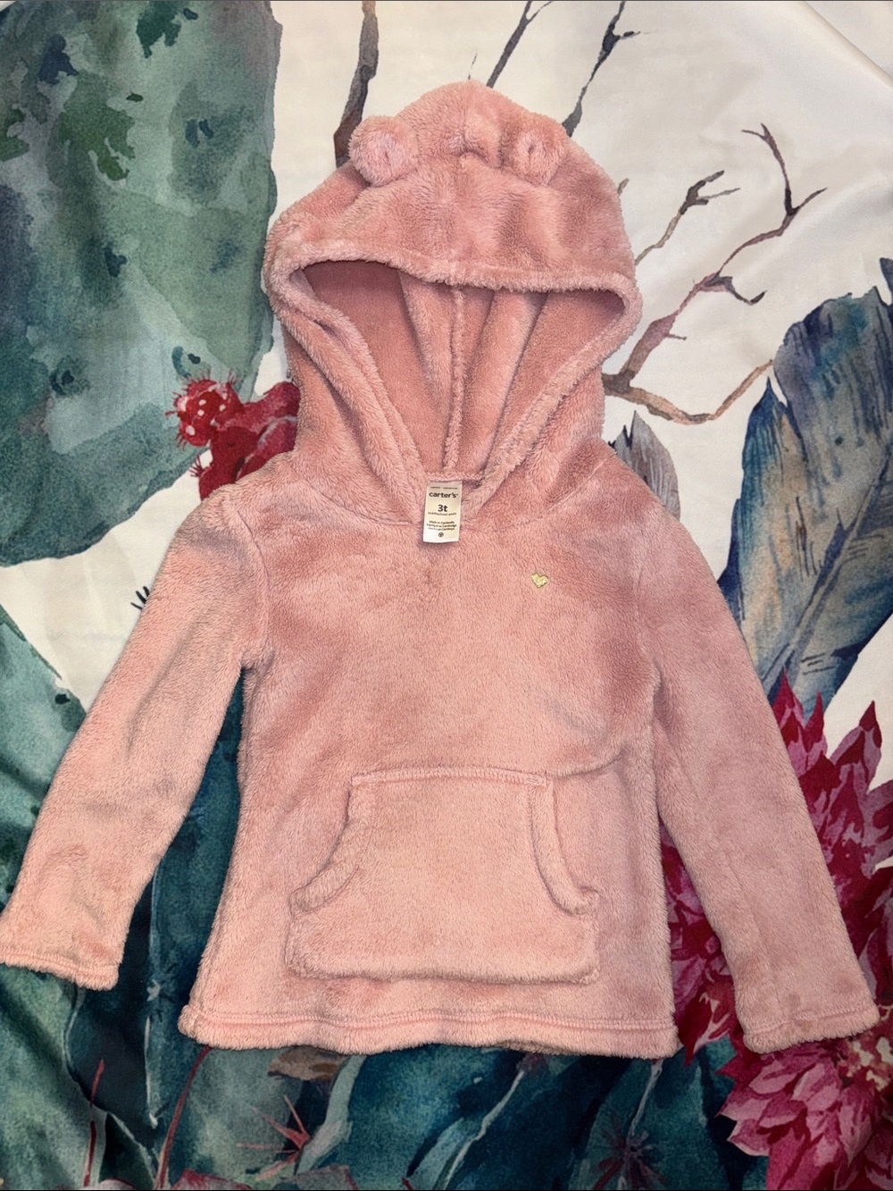 Carter’s 3T plush hoodie sweatshirt